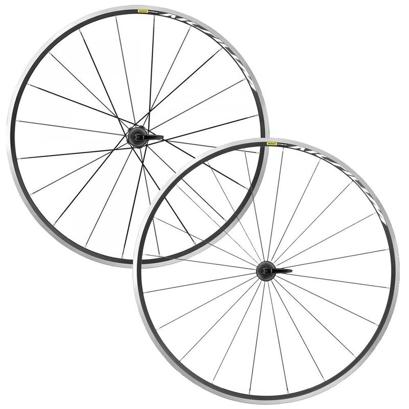 Mavic Aksium racefietswielen met banden