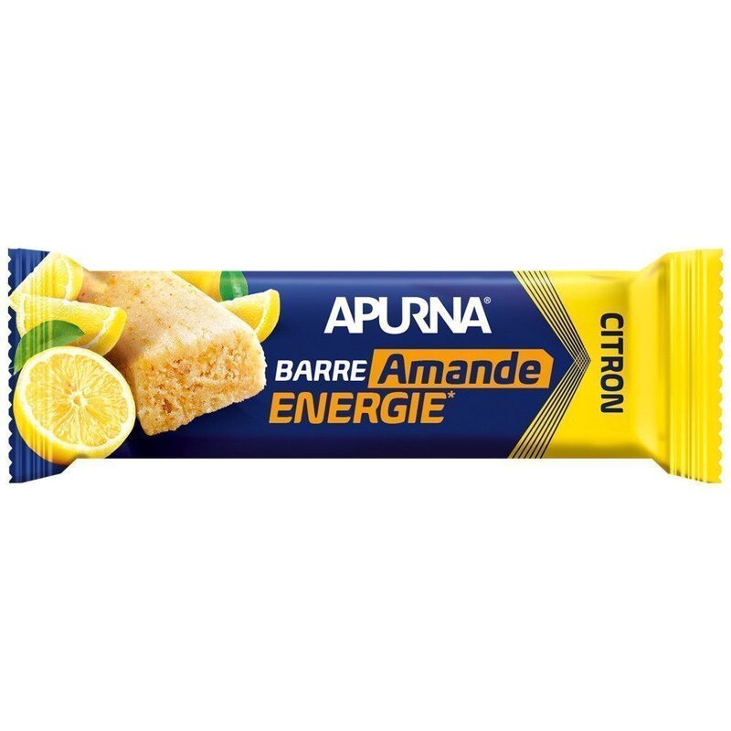 Smeltende antioxidant-energiereep Apurna citroen-amandel 25 g