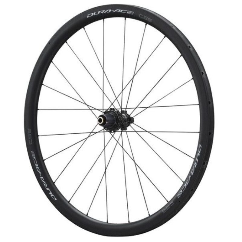 Roues vélo route carbone Shimano Dura Ace WH-R9270 C36 disques à boyaux