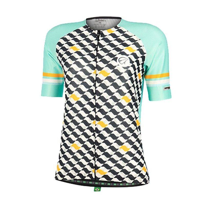 Maillot vélo manches courtes femme Mauro Ribeiro Flow