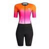 Combinaison vélo manches courtes femme Mauro Ribeiro rose