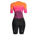 Combinaison vélo manches courtes femme Mauro Ribeiro rose