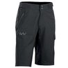 Pantaloncini da MTB Northwave Edge Baggy nero blu verde comfort idrorepellente
