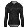 Langärmliges Mountainbike-Trikot Giro LS Roust schwarz grau gelb