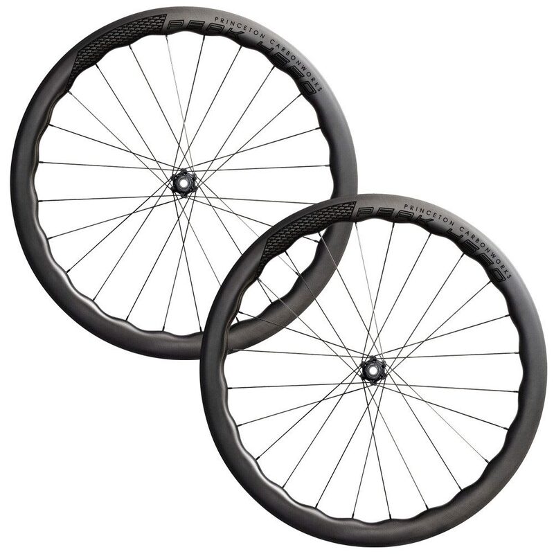Roues vélo route carbone Princeton Peak 4550 Disc Tubeless Ready