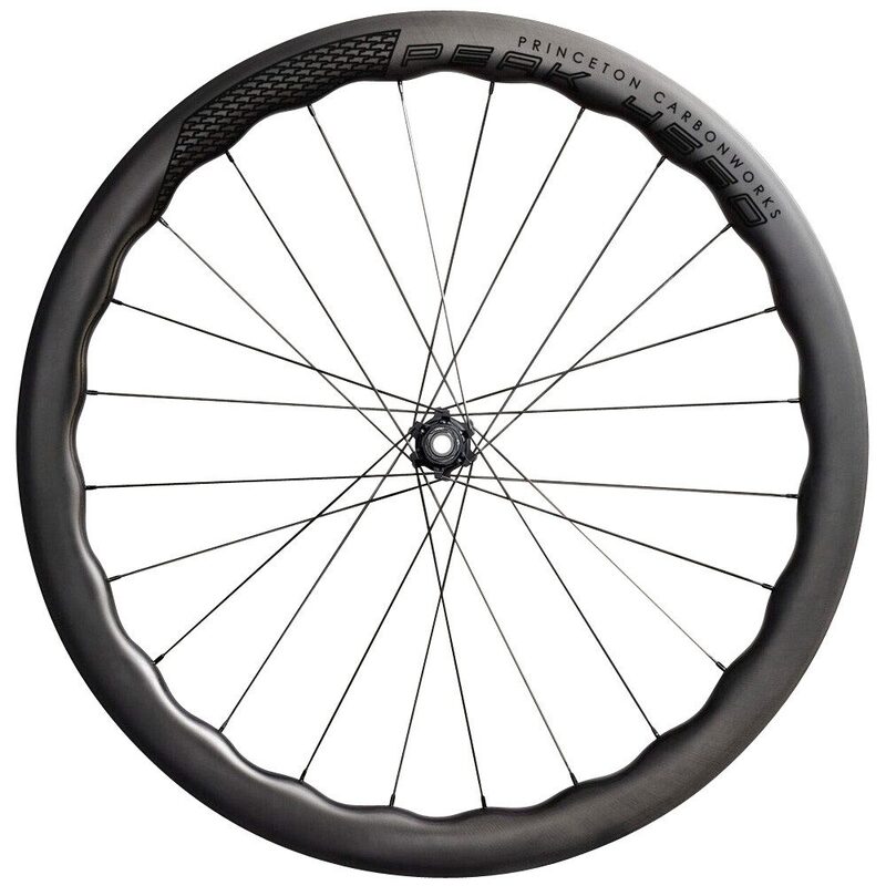 Roues vélo route carbone Princeton Peak 4550 Disc Tubeless Ready