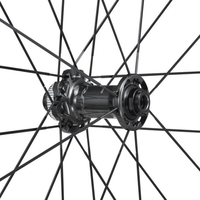Shimano WH-R9270-C60 carbon racefietswielen met schijfremmen en tubular banden