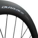Roues vélo route carbone Shimano WH-R9270-C60 disques à boyaux