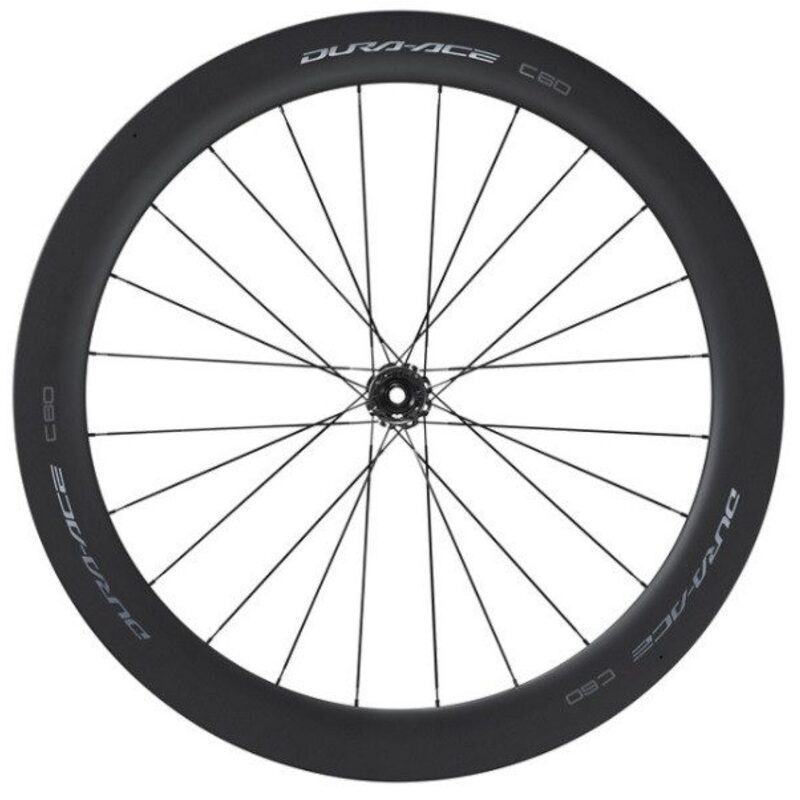 Roues vélo route carbone Shimano WH-R9270-C60 disques à boyaux
