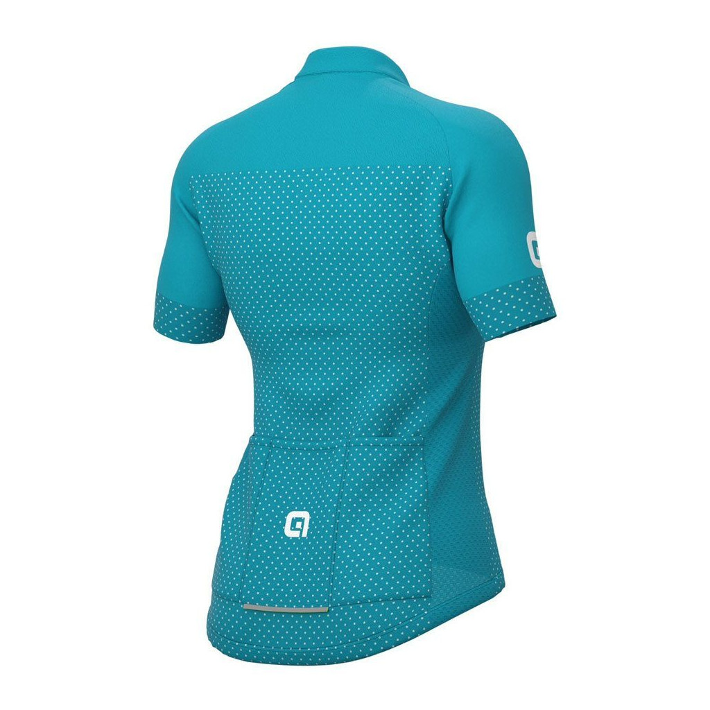 Maillot Cycliste Femme ALE Leaf PR-S – Bleu Manches Courtes – Neuf Étiquettes