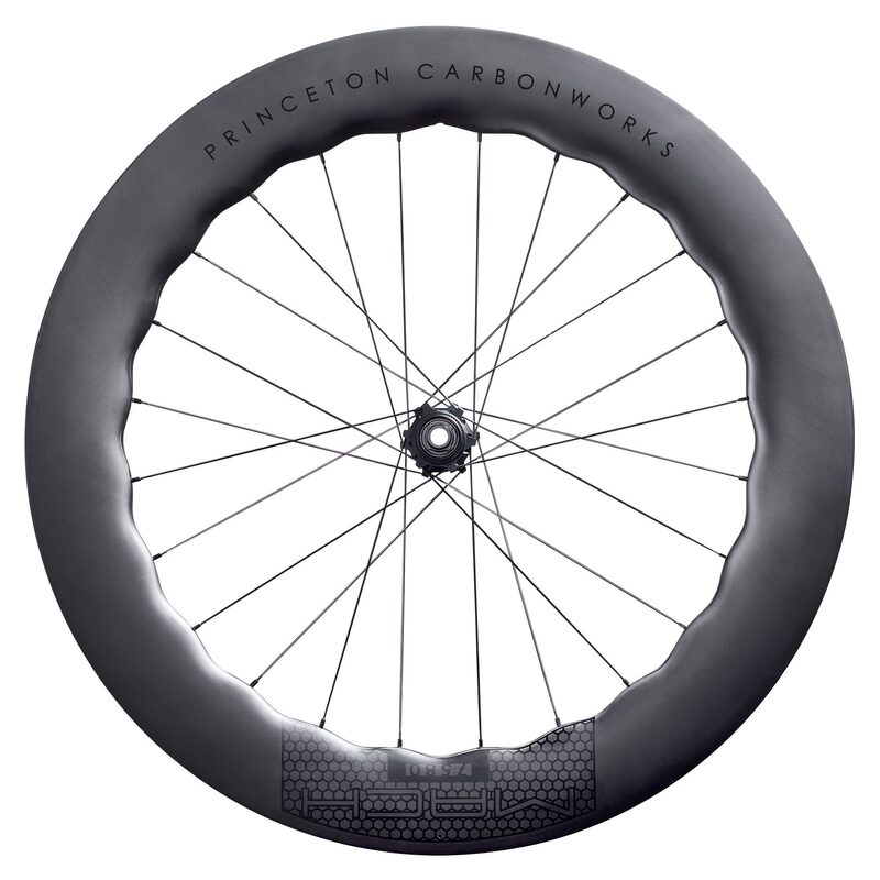 Princeton Mach 7580 Disc Tubeless Ready carbon racefietswielen - White Industries naven