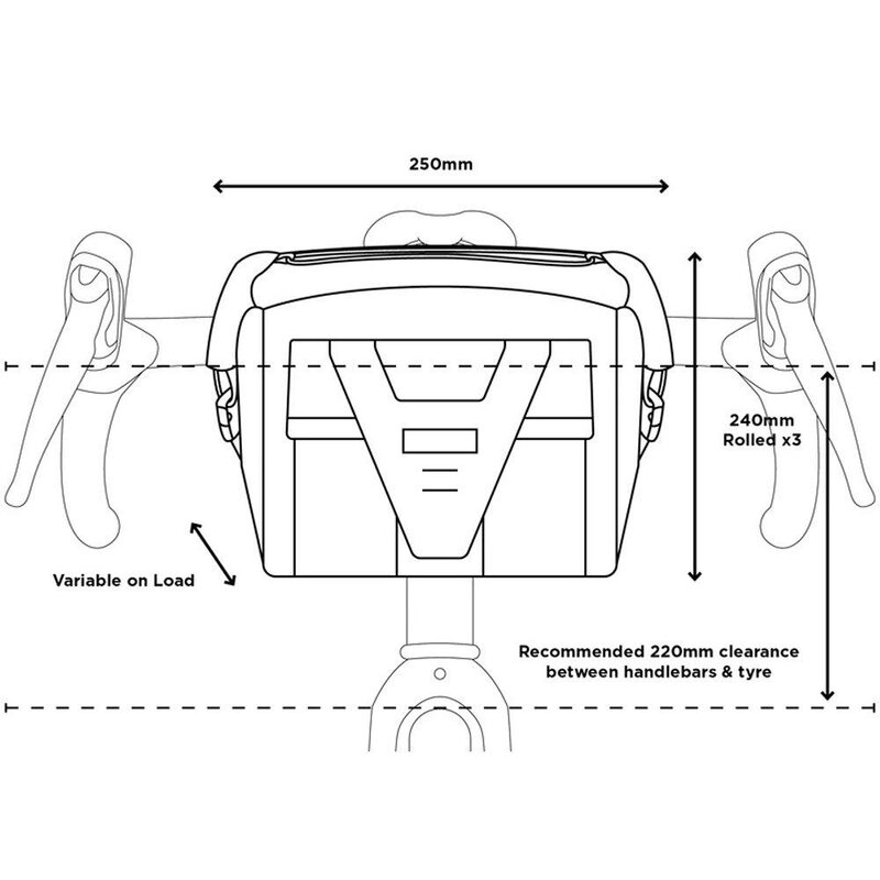 Sacoche de cintre bikepacking Restrap Bar Pack 10L