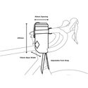 Bikepacking-stuurzak Restrap Stem Bag 1,1 l