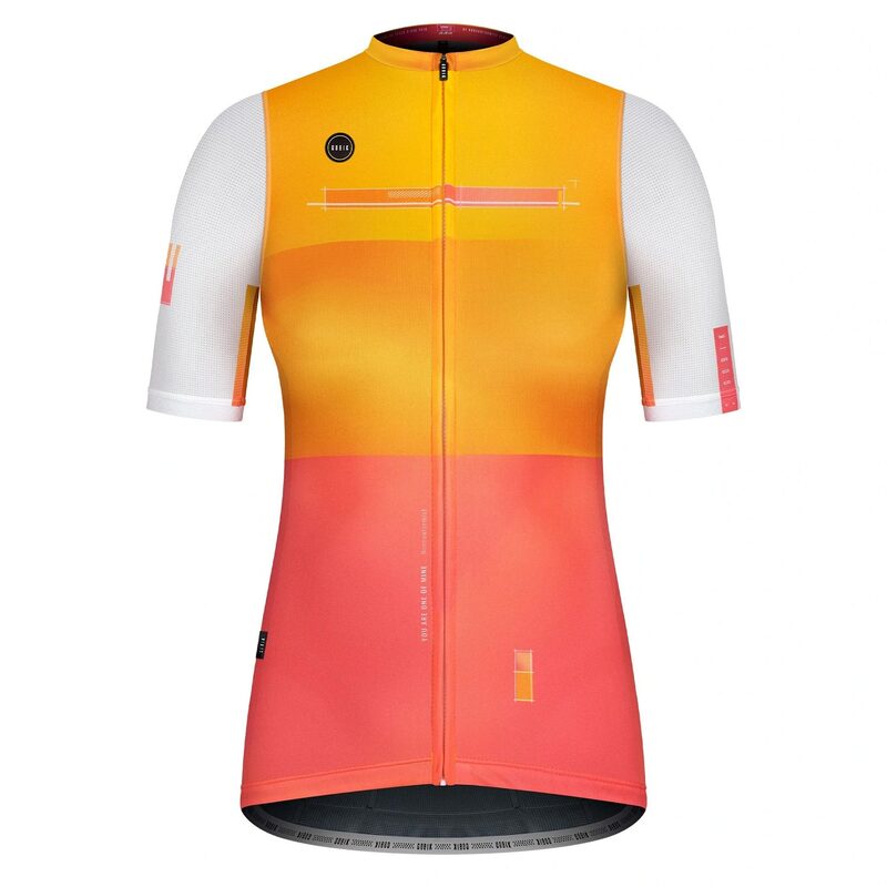 Maillot vélo manches courtes femme Gobik Stark Mango 2022