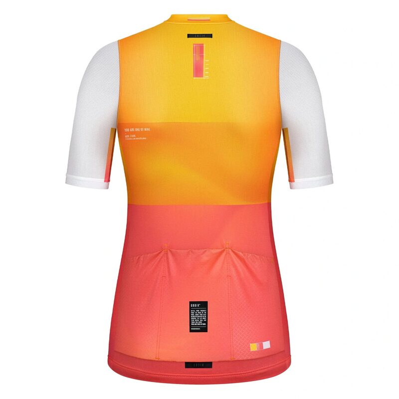 Maillot vélo manches courtes femme Gobik Stark Mango 2022