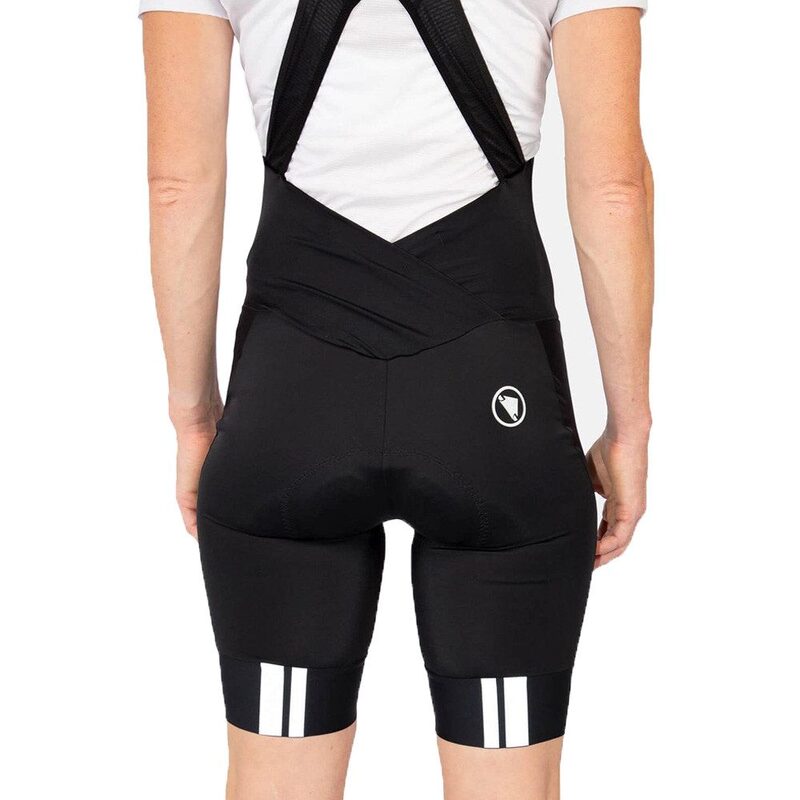 Korte fietsbroek met bretels voor dames Endura FS260 PRO DS 2025
