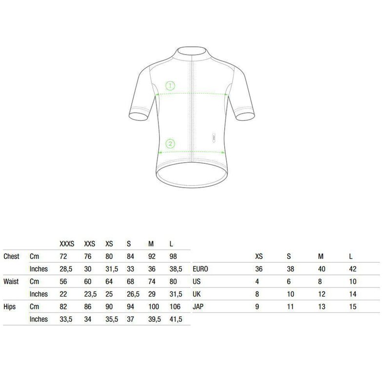 Dames fietsshirt met korte mouwen Q36.5 Giorgina