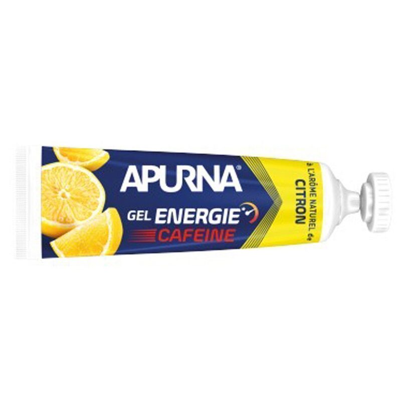 Doos met 4 energiegels + 1 gratis - Apurna Energiegels Citroen Cafeïne