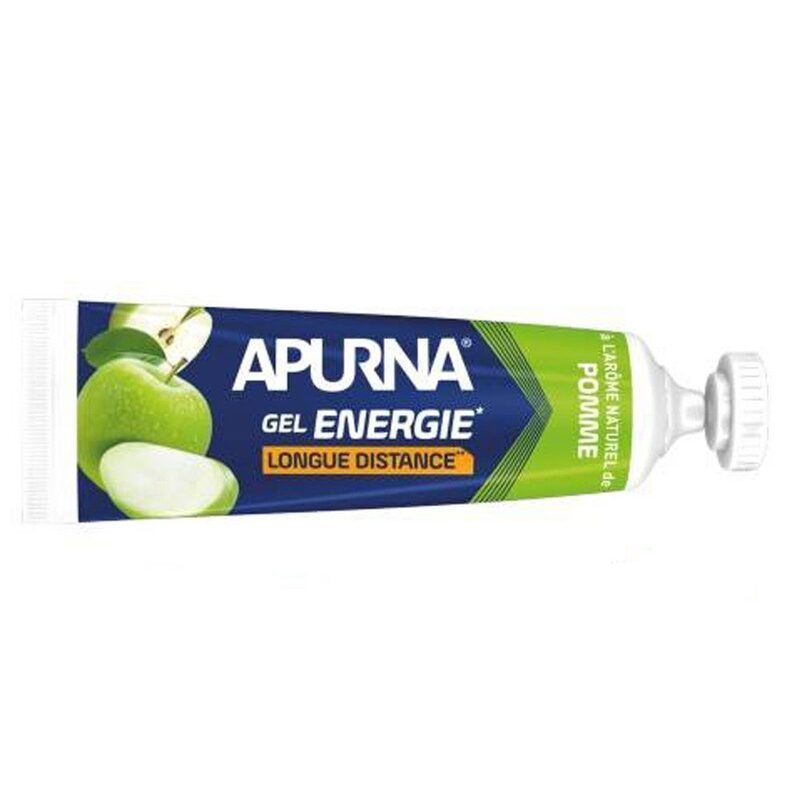 Boîte de 4 gels énergétiques + 1 gratuit - Apurna Gel Energie Longue Distance Pomme