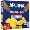 Boîte de 4 gels énergétiques + 1 gratuit - Apurna Gel Energie Citron Caféine