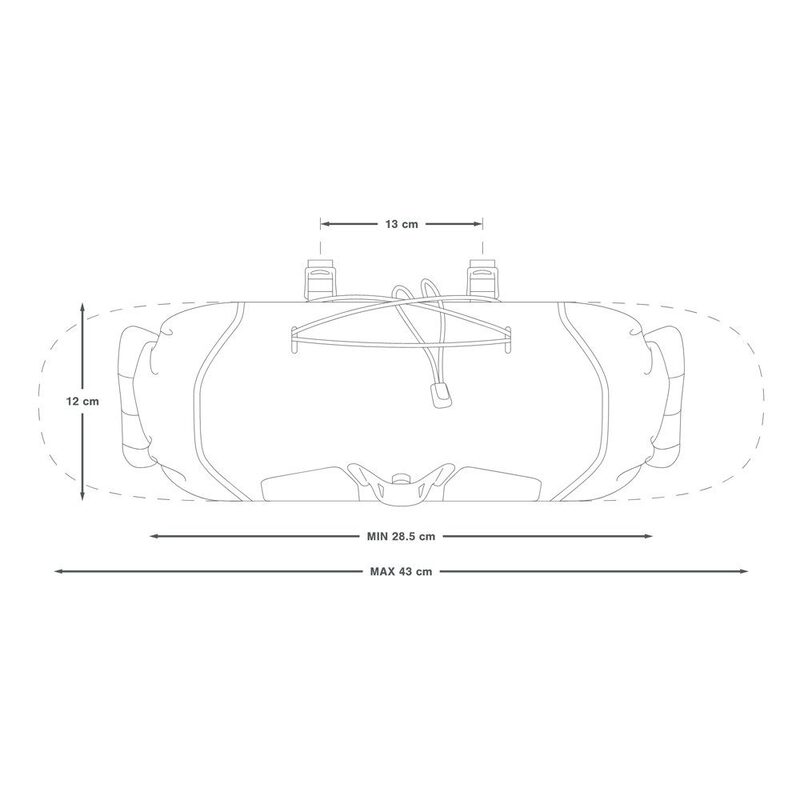 Sacoche de cintre bikepacking Apidura Backcountry Handlebar Pack 7L