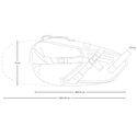 Bikepacking-zadeltas Apidura Backcountry Saddle Pack 6L