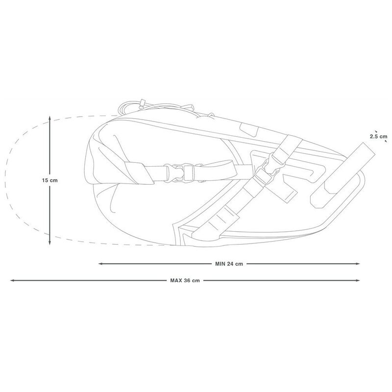 Sacoche de selle bikepacking Apidura Backcountry Saddle Pack 6L