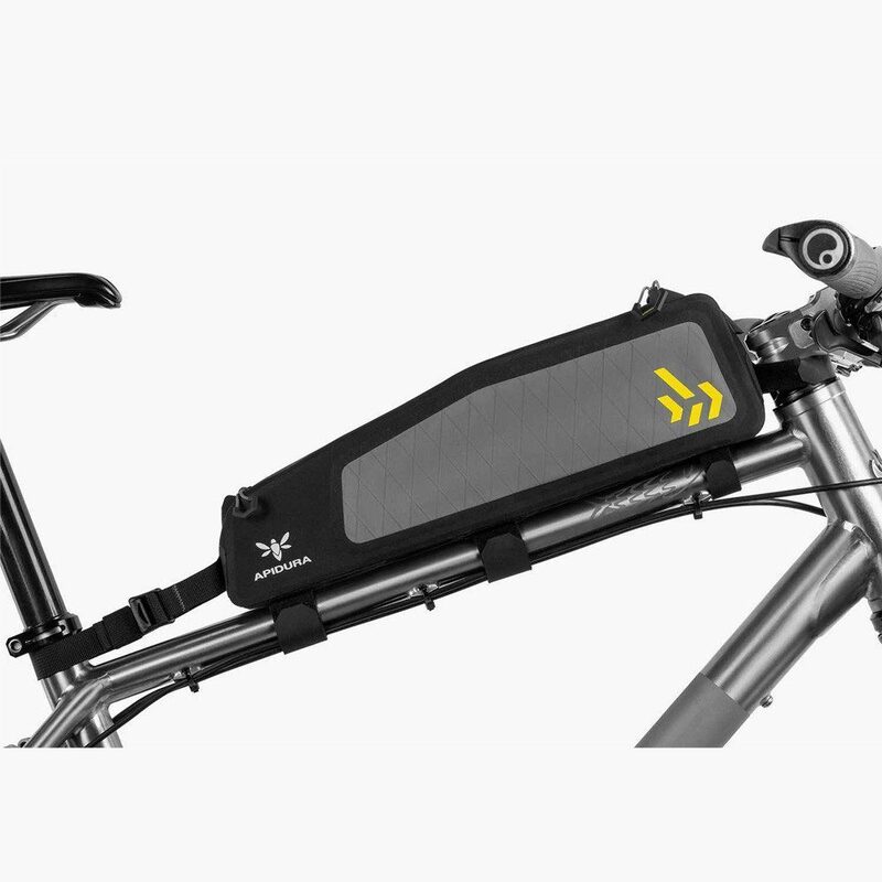 Sacoche de cadre bikepacking Apidura Backcountry Long Top Tube Pack 1.8L