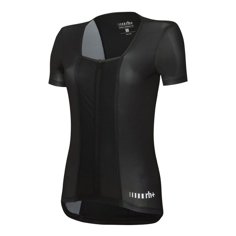 Photo Maillot vélo manches courtes femme Zerorh+ Diva M noir