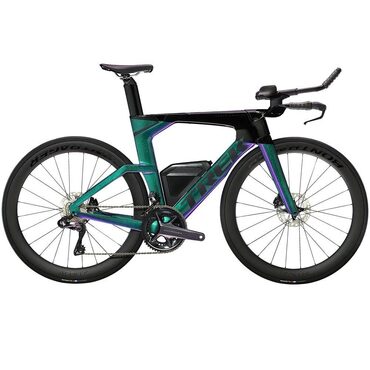 Trek Speed Concept SLR 7 Shimano Ultegra Di2 12v Bontrager Aeolus Pro 51 Emerald Iris/Trek Black 2025 triatlonfiets