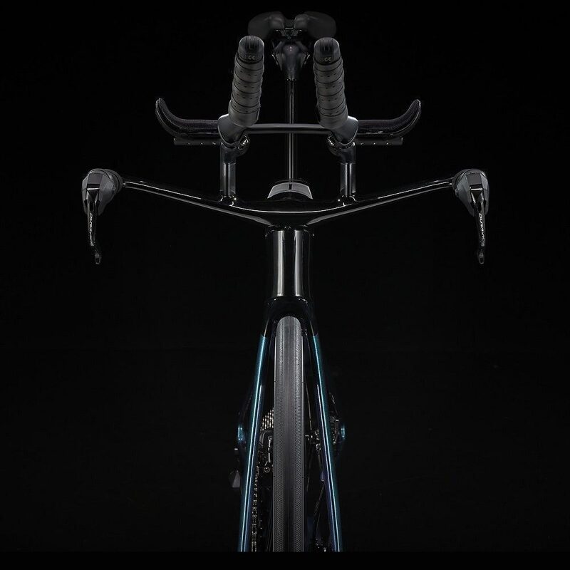 Trek Speed Concept SLR 7 Shimano Ultegra Di2 12v Bontrager Aeolus Pro 51 Emerald Iris/Trek Black 2025 triatlonfiets