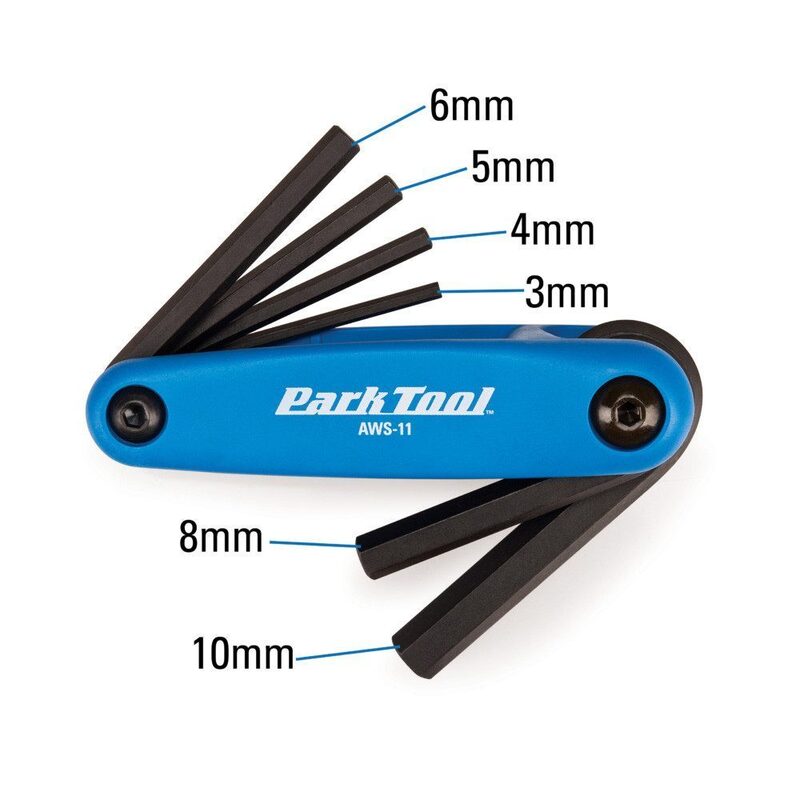 Kit clés allen 3 à 10mm Park Tool - AWS-11