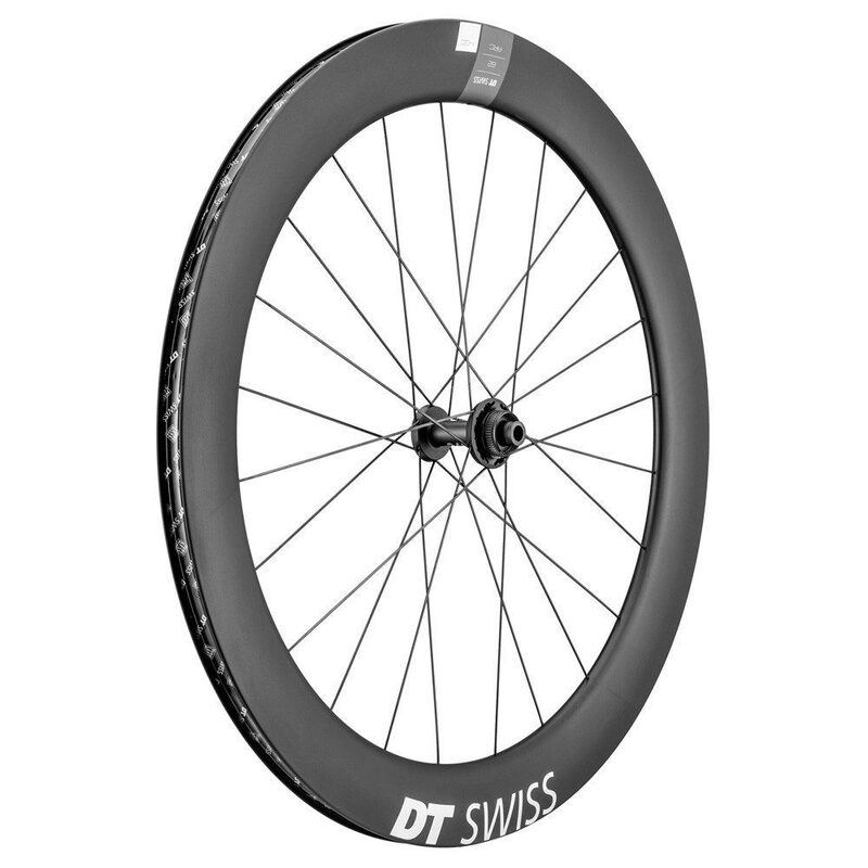 Roues vélo carbone DT Swiss Arc 1400 Dicut DiscBrake 62 Tubeless Ready