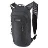 Mochila de BTT Dakine Shuttle 6L preta e azul com bolsa de água de 2 litros