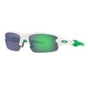 Lunettes vélo enfant Oakley Flak XXS Matte White / Prizm Jade