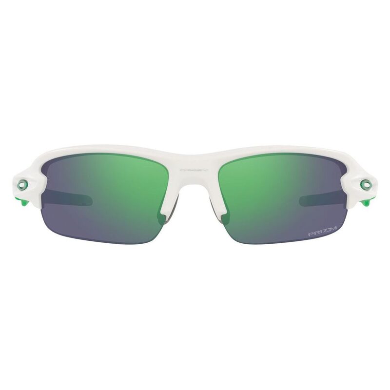 Lunettes vélo enfant Oakley Flak XXS Matte White / Prizm Jade