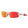 Lunettes vélo enfant Oakley Flak XXS Matte White / Prizm Ruby