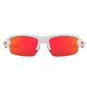 Lunettes vélo enfant Oakley Flak XXS Matte White / Prizm Ruby