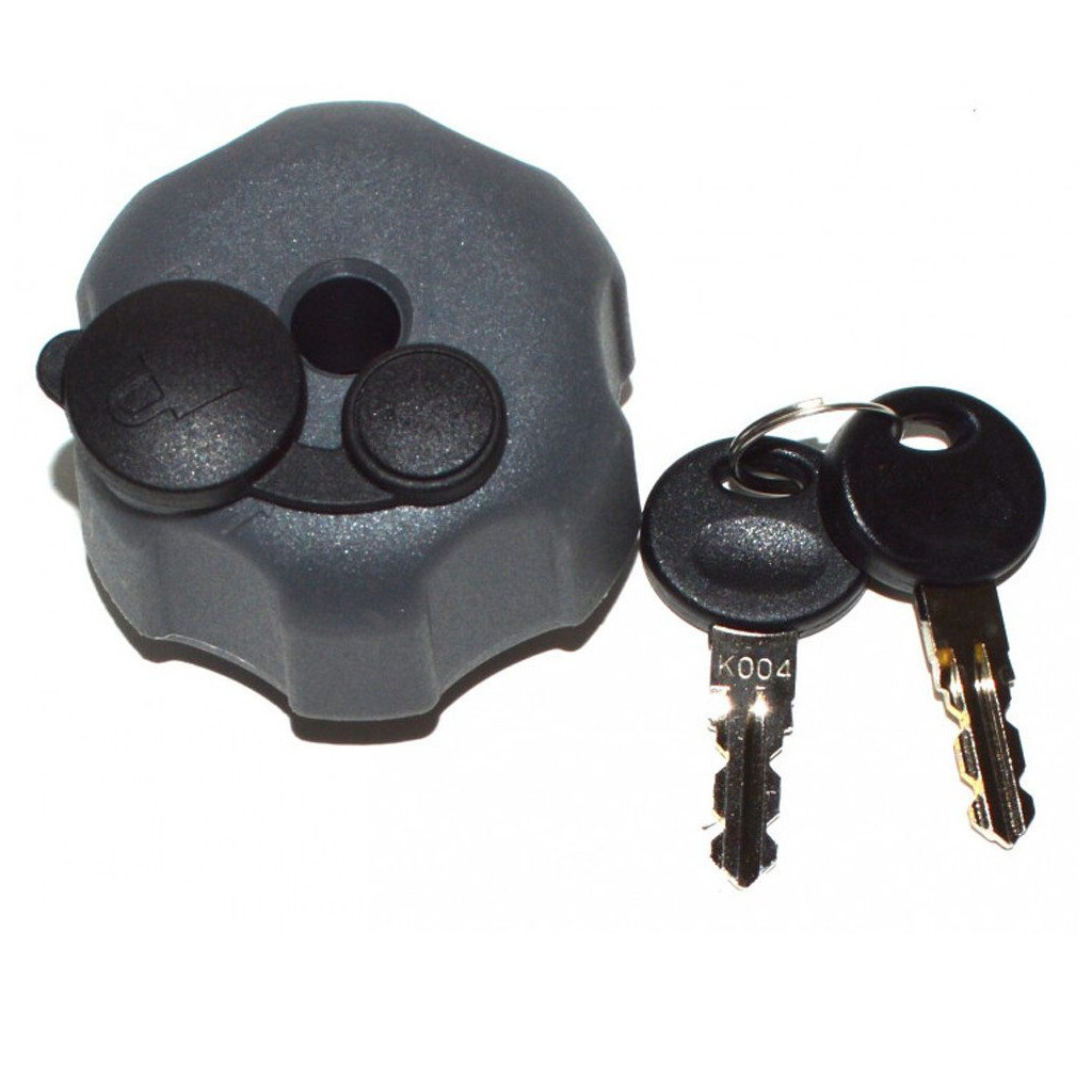 Knob and barrel with keys for PNA bike rack replacement kit