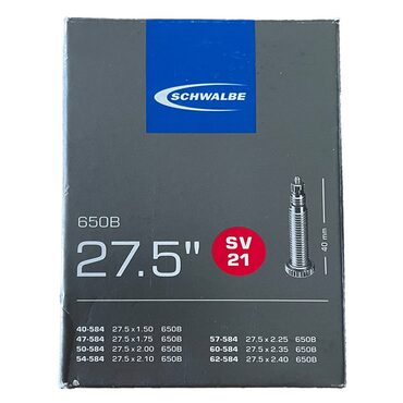 Chambre à air 27.5 pouces Schwalbe SV21 Valve Presta 40mm