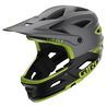 Casque intégral VTT Giro Switchblade Mips  gris vert noir bleu