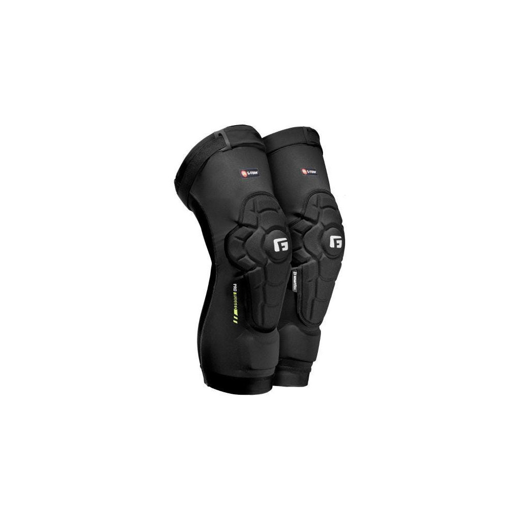 OLYSPM Genouillères Moto 2 Pièces – Genouillères VTT & Moto Avec Coque PP Robuste, Rembourrage EVA, Réfléchissantes, Ajustables 40-90 Kg