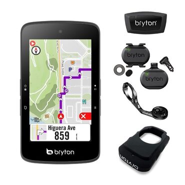 Compteur vélo GPS Bryton Rider S800 T avec cadence, vitesse et ceinture HRM