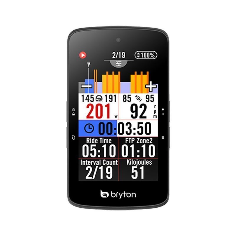 Compteur vélo GPS Bryton Rider S800 T avec cadence, vitesse et ceinture HRM