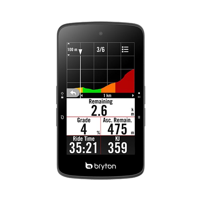 Compteur vélo GPS Bryton Rider S800 T avec cadence, vitesse et ceinture HRM