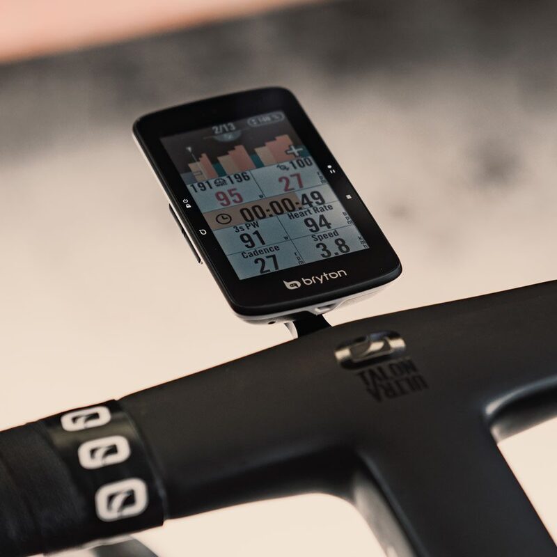 Compteur vélo GPS Bryton Rider S800 T avec cadence, vitesse et ceinture HRM