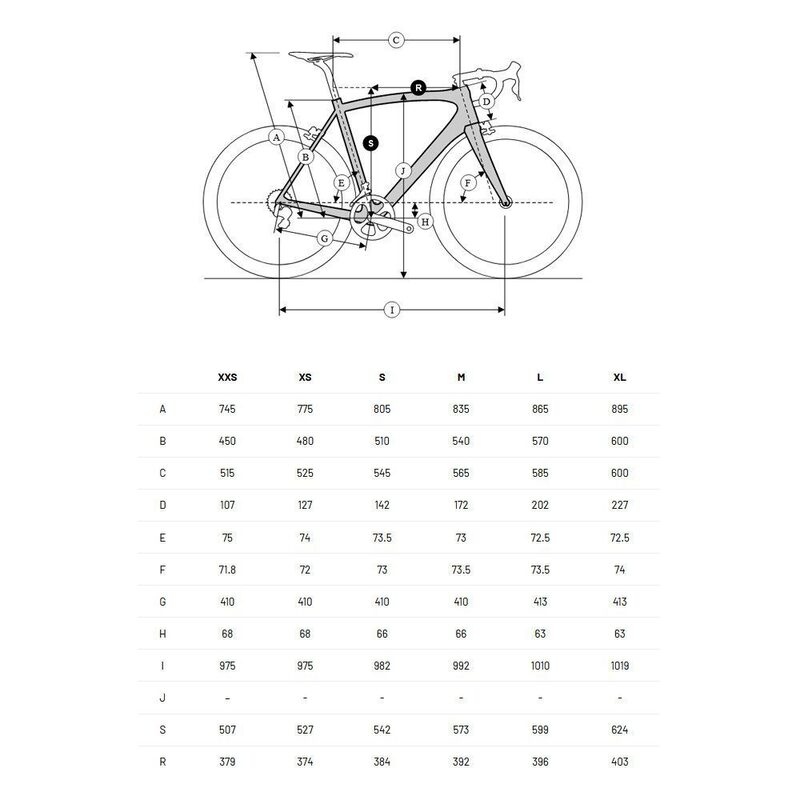 Kit cadre vélo route Ridley Fenix SL Disc blanc 2022