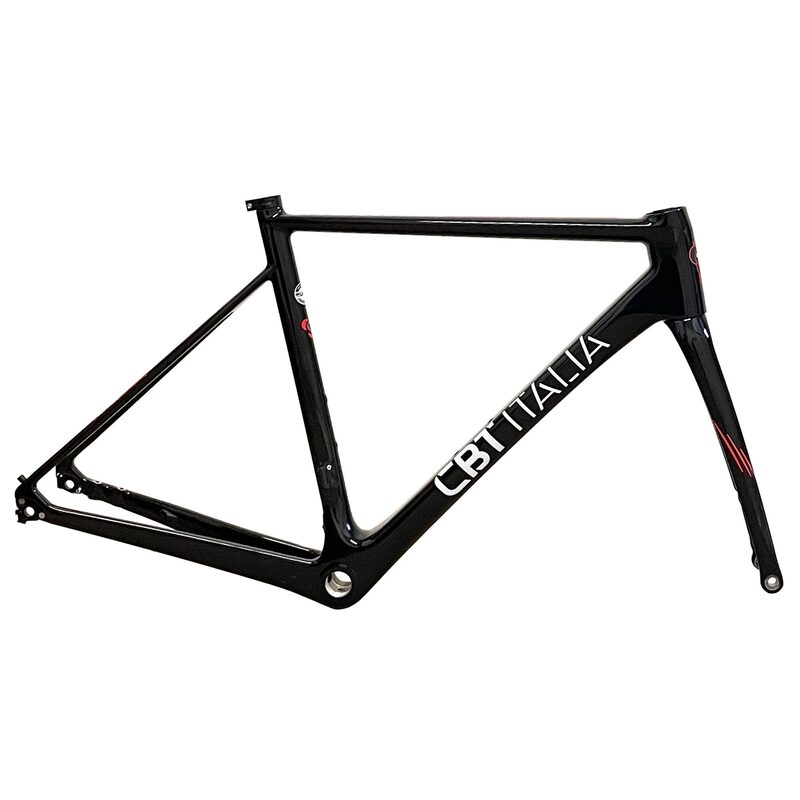 Racefietsframe CBT Italia Necer 99 Disc Coating Edition Zwart/Rood