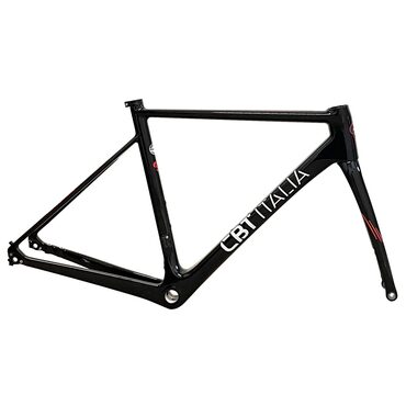 Kit cadre vélo route CBT Italia Necer 99 Disc Coating Edition Black/Red 2022
