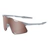 Óculos de ciclismo 100% Hypercraft Matte Stone Grey Hiper Crimson Silver Mirror